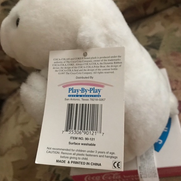 Vintage Coca Cola Plush Bear - Picture 6 of 7